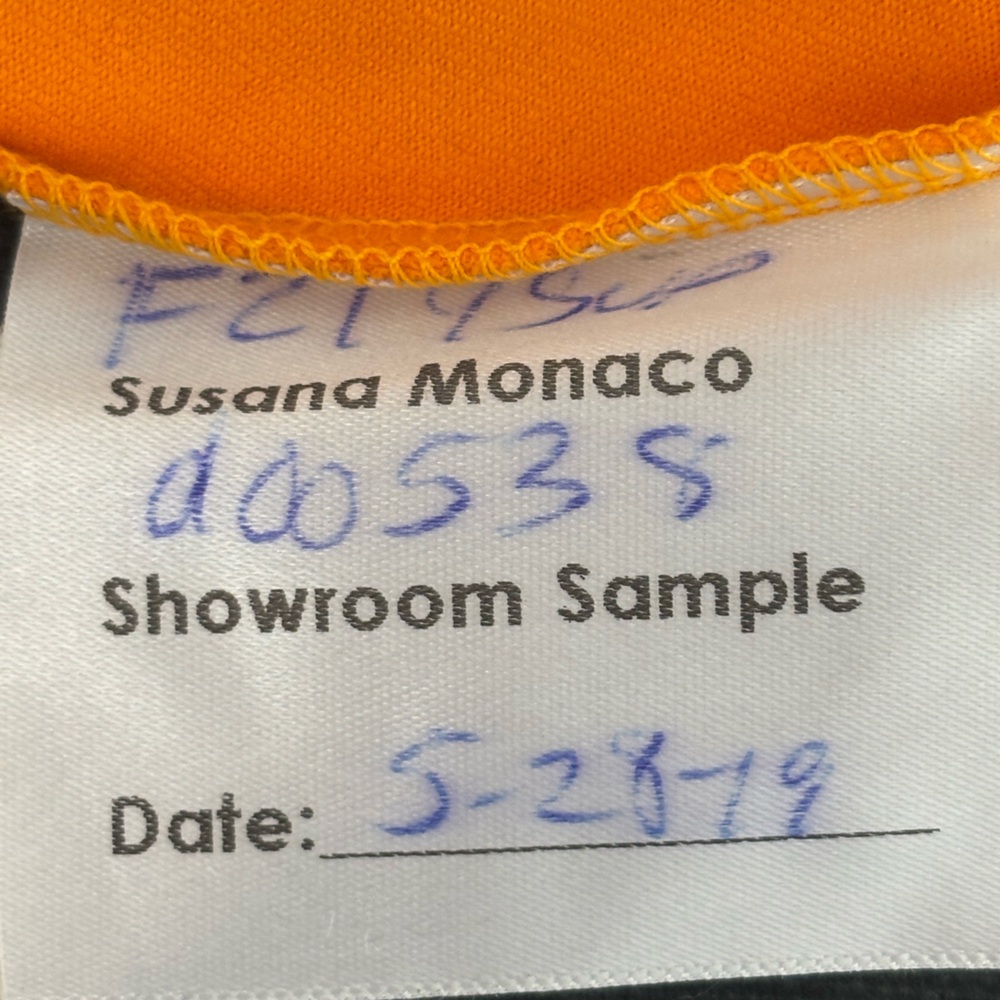 π Susana Monaco Pumpkin Spice Midi Bodycon Dress Size Small π - Picture 8 of 8